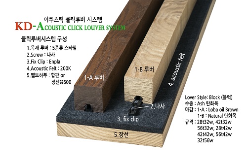 어쿠스틱 클릭루버 애쉬